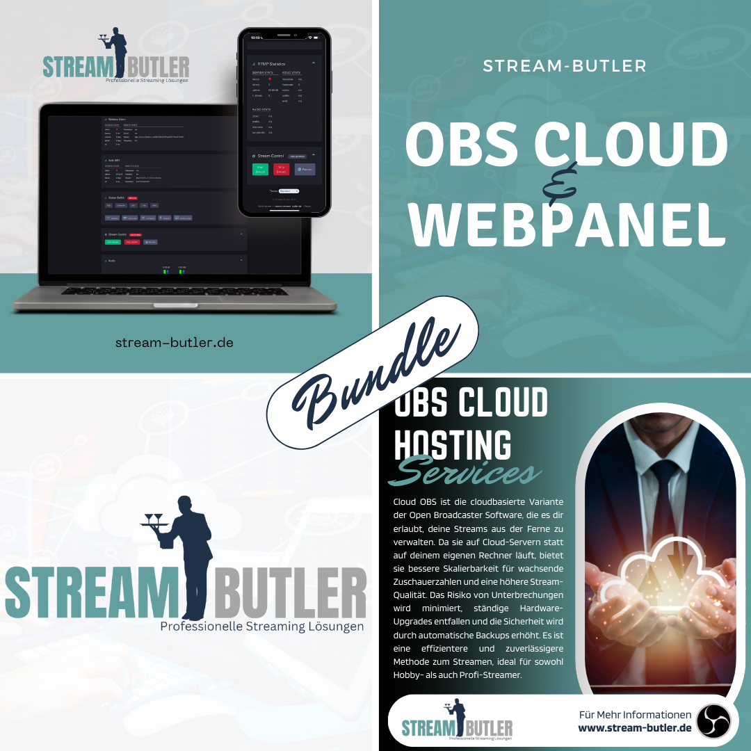 Bundle OBS Server Hosting + Webpanel